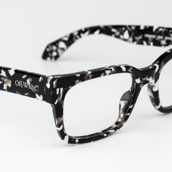 Off-White STYLE 53 Women Eyeglasses Square Havana Black OERJ053 STYLE 53 1200 - Picture 7 of 14